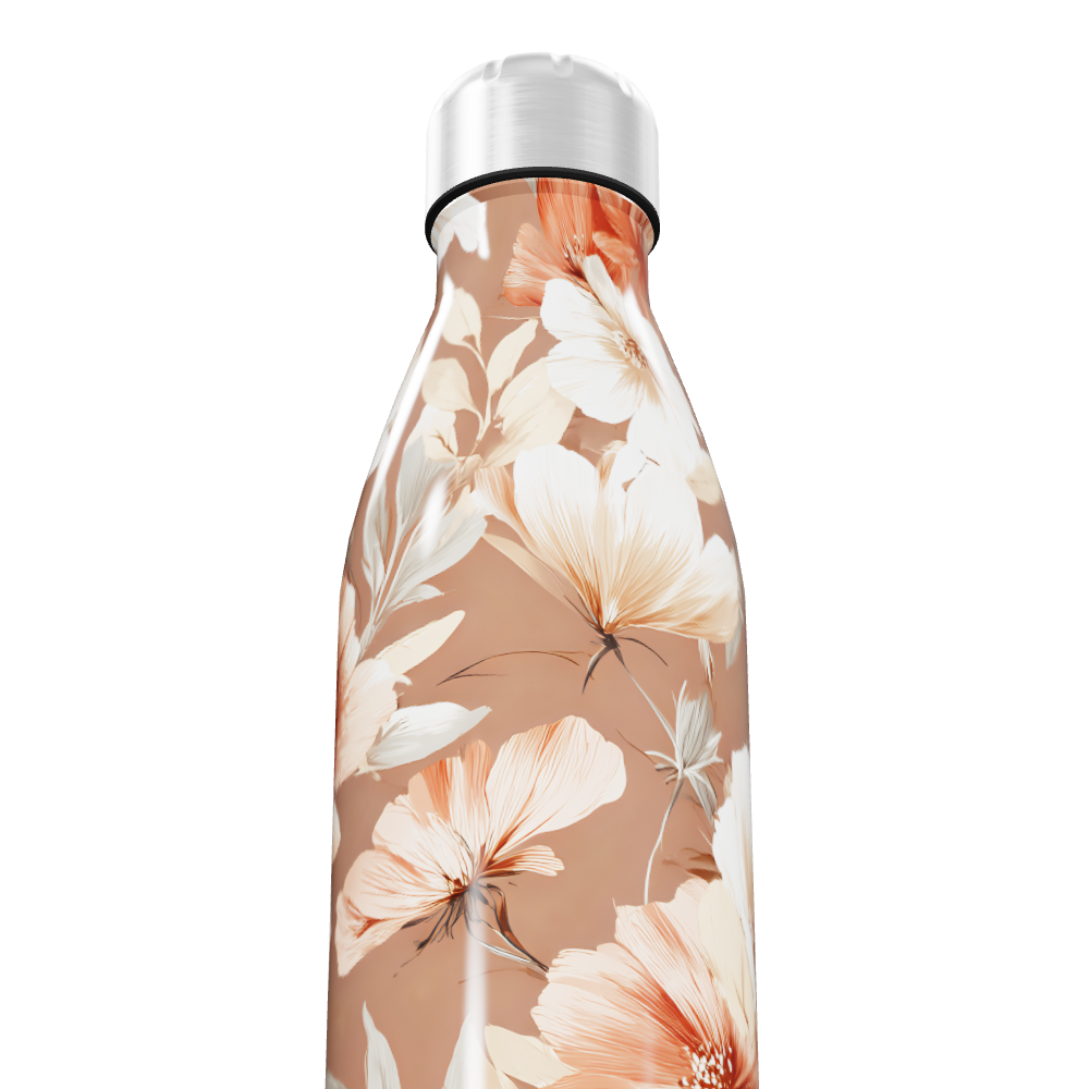 Garrafa Inox Floral - Estampa Flores