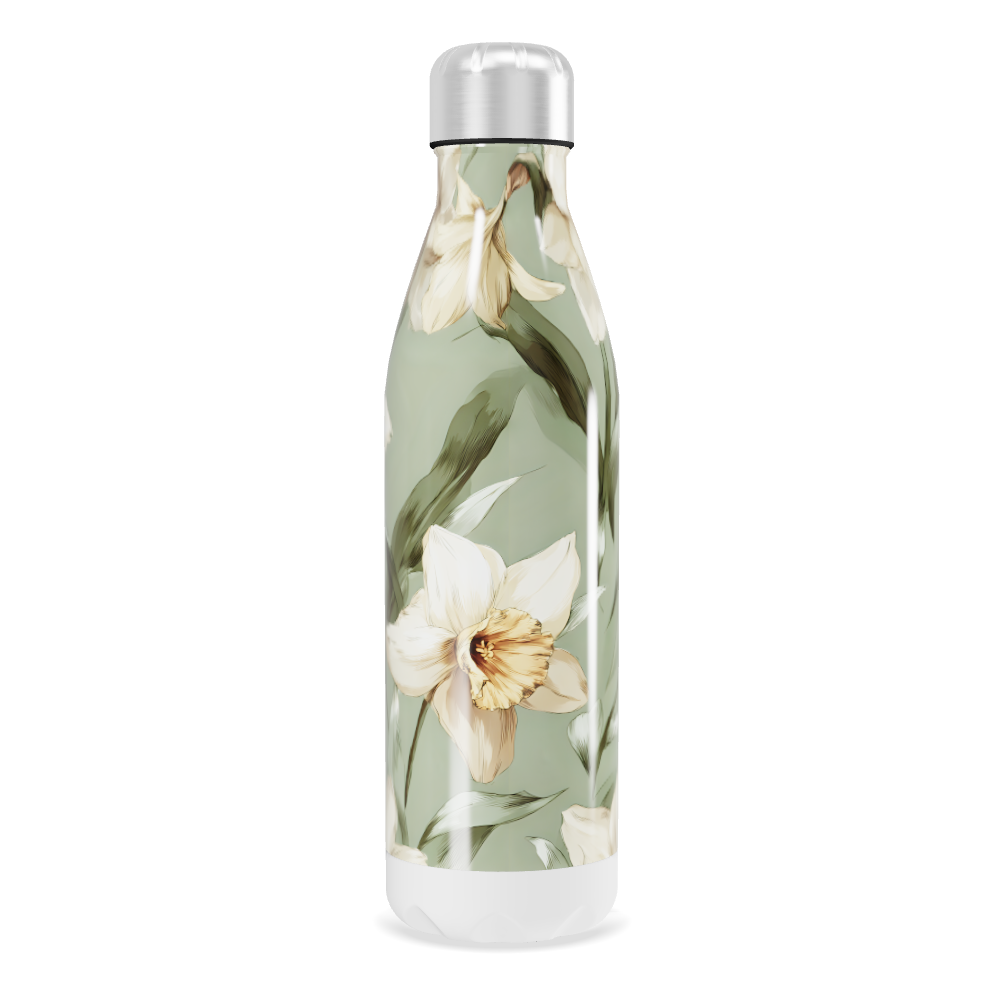 Garrafa Inox - Floral Verde 500ml