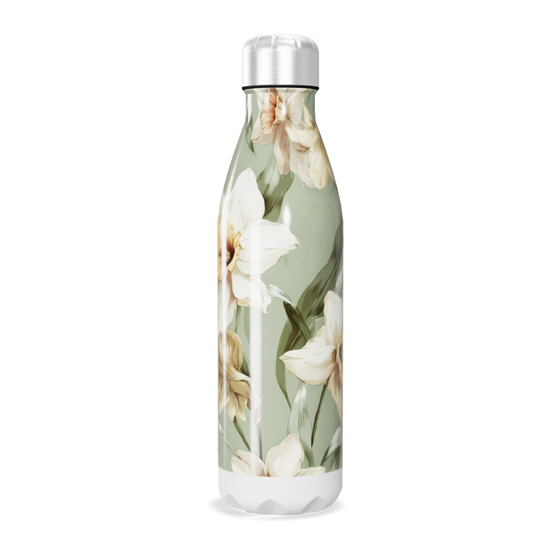 Garrafa Inox - Floral Verde 750ml