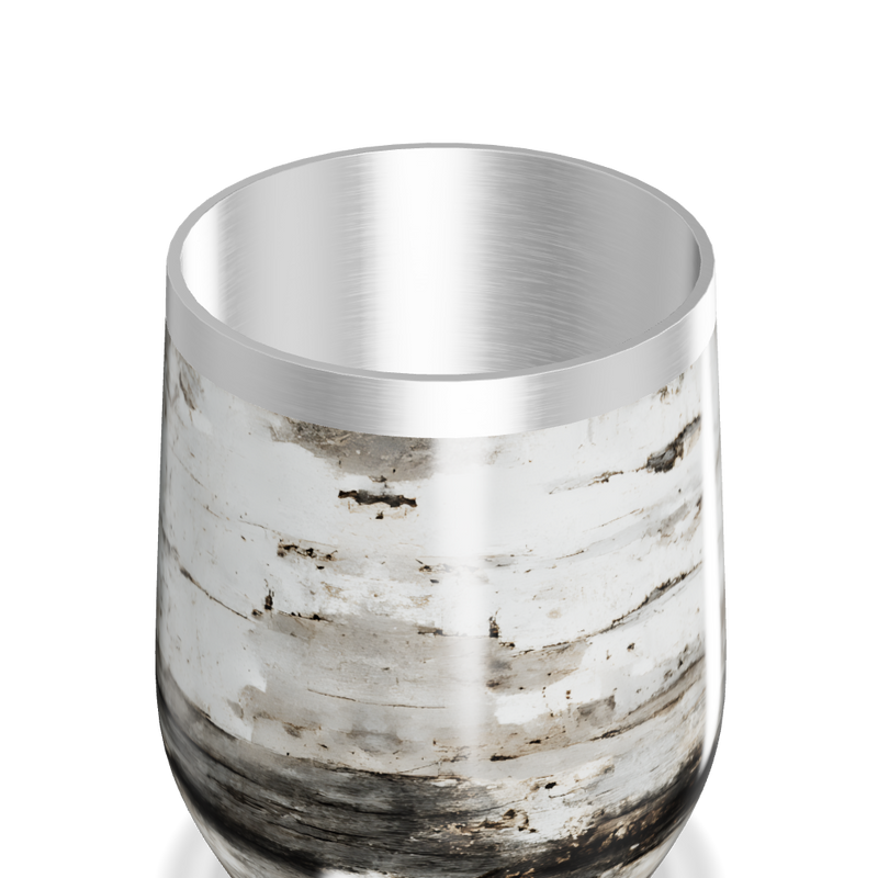 Copo Térmico Slim - Marmorizado Branco