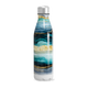 Garrafa Inox - Estampa Mármore Azul