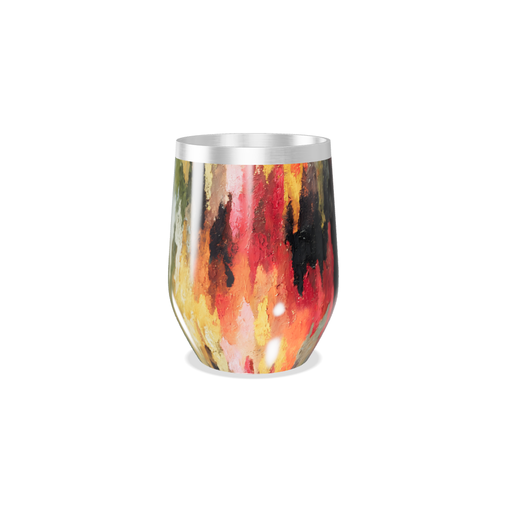 Copo Térmico Slim - Estampa Abstrata Colorida