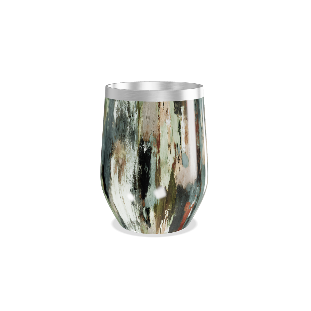 Copo Térmico Slim - Estampa Abstrata Colorida