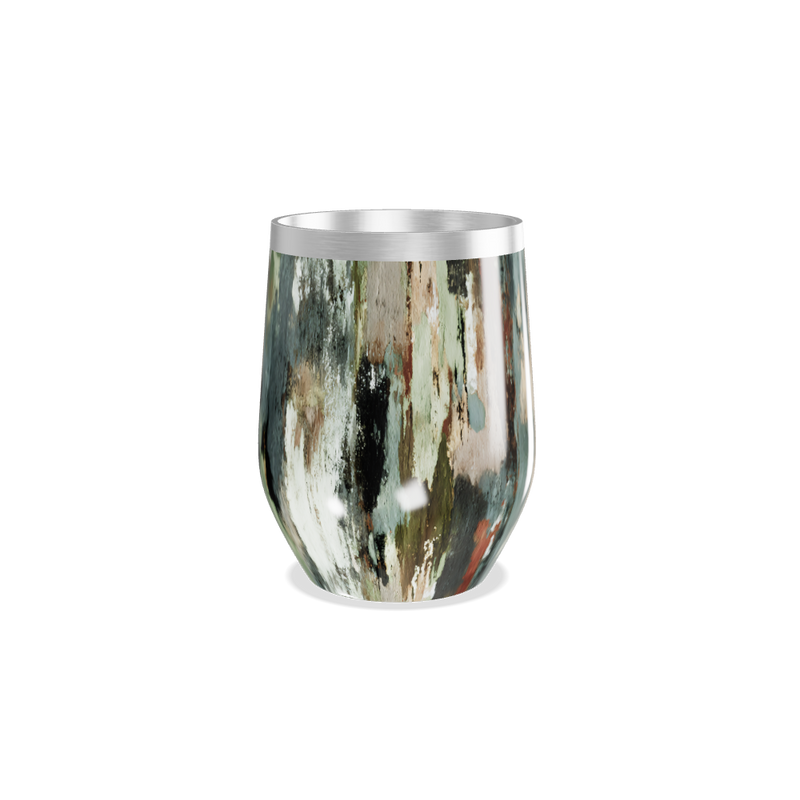 Copo Térmico Slim - Estampa Abstrata Colorida