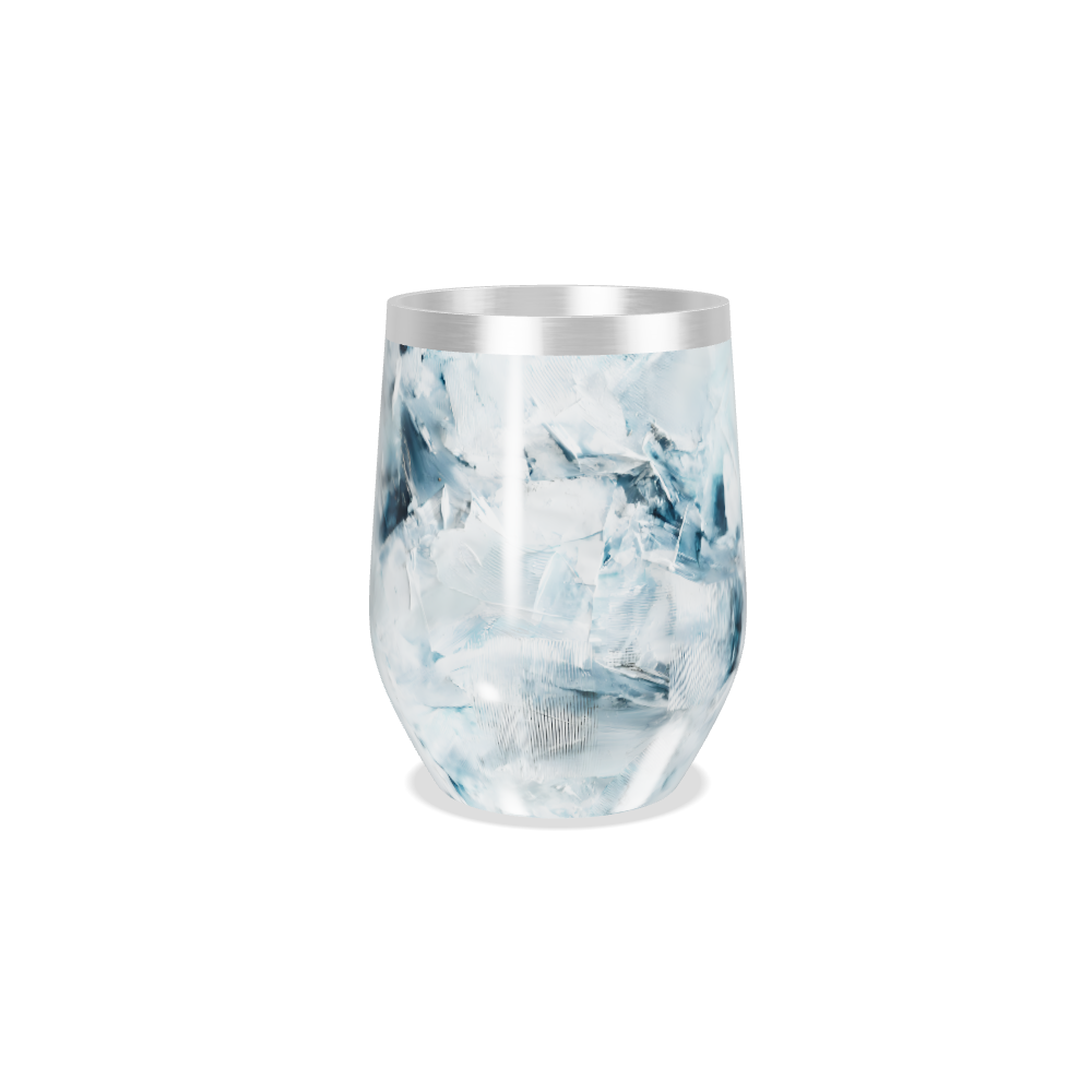 Copo Térmico Slim - Vidro Design Azul