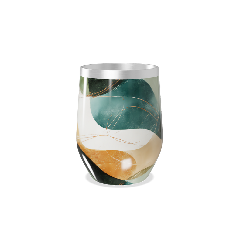 Copo Térmico Slim - Estampa Abstrata Colorida