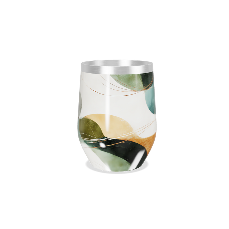 Copo Térmico Slim - Estampa Abstrata Colorida