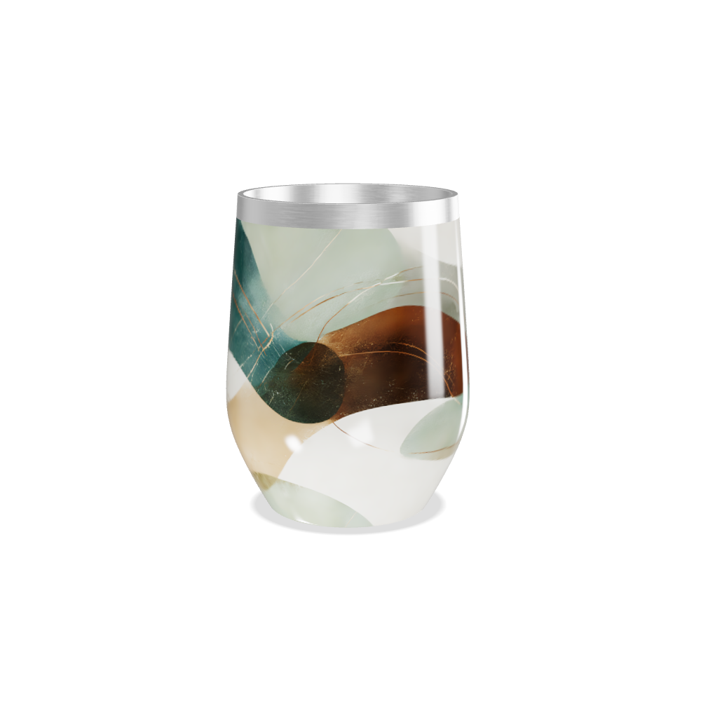 Copo Térmico Slim - Estampa Abstrata Colorida