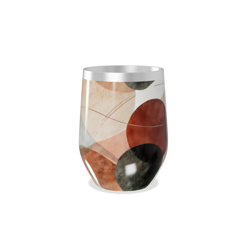 Copo Térmico Slim - Estampa Abstrata Multicolorida