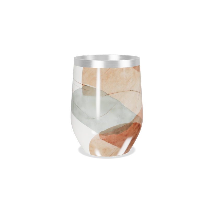 Copo Térmico Slim - Estampa Abstrata Multicolorida