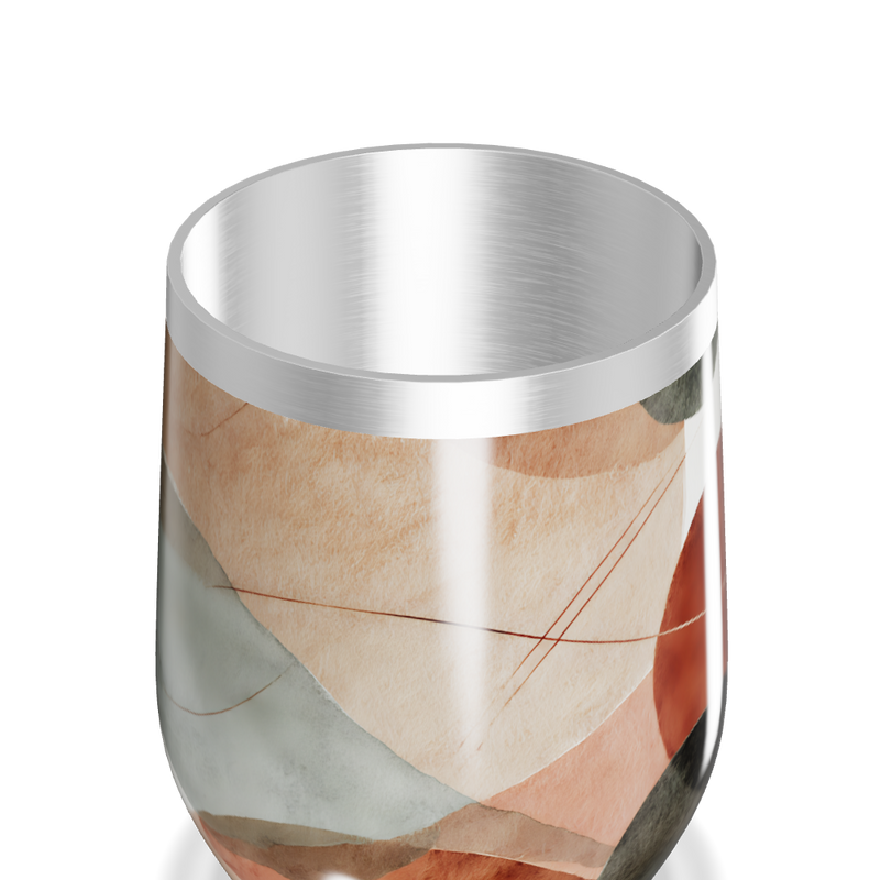 Copo Térmico Slim - Estampa Abstrata Multicolorida