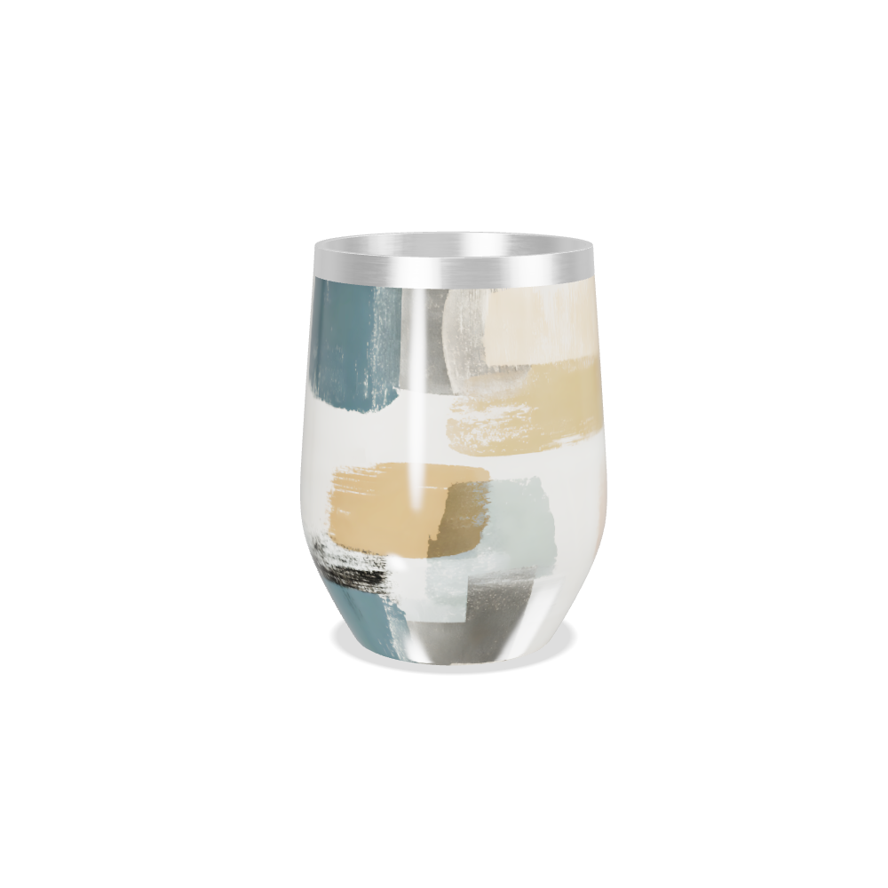 Copo Térmico Slim - Estampa Abstrata Multicolorida