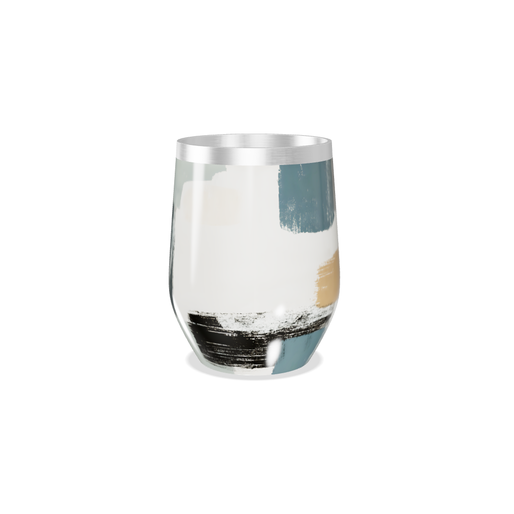 Copo Térmico Slim - Estampa Abstrata Multicolorida