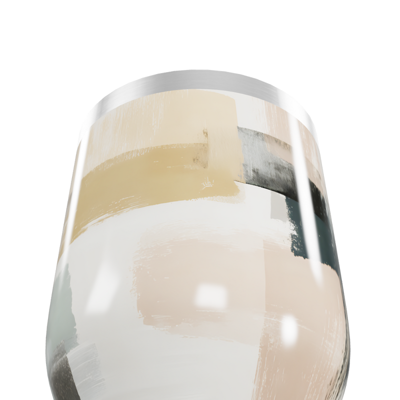 Copo Térmico Slim - Estampa Abstrata Multicolorida