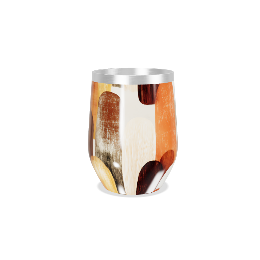 Copo Térmico Slim - Estampa Abstrata Colorida