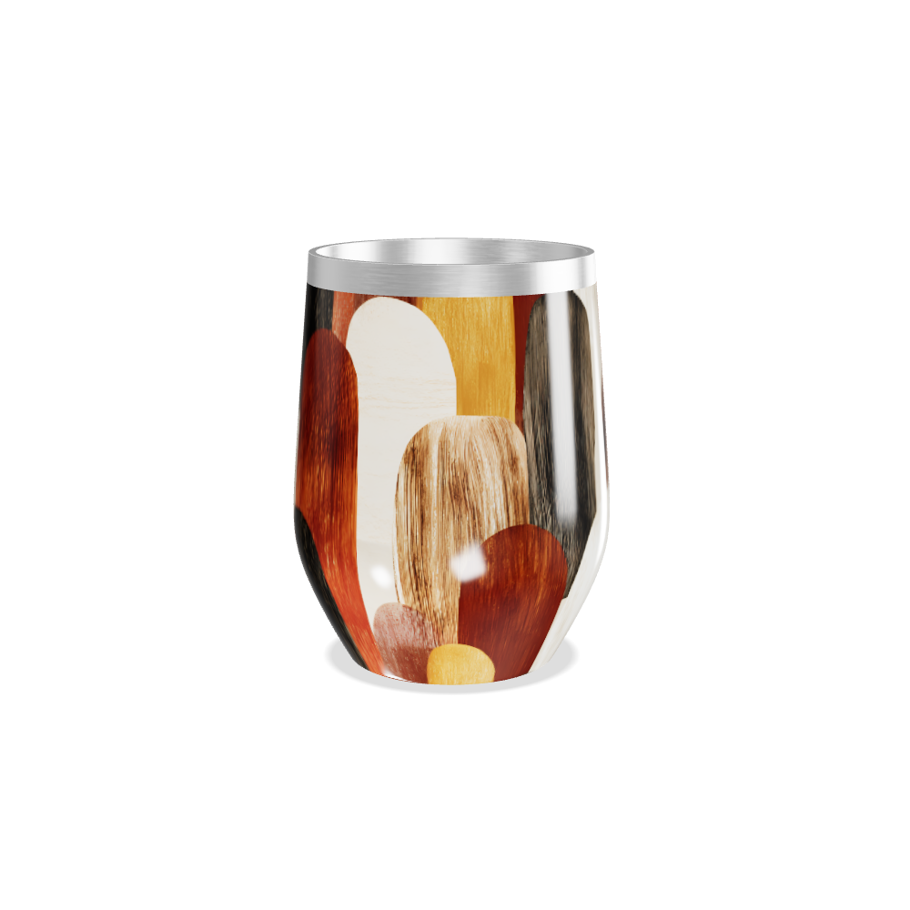 Copo Térmico Slim - Estampa Abstrata Colorida