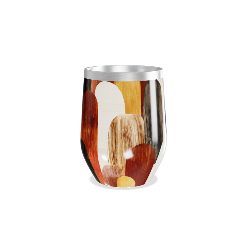 Copo Térmico Slim - Estampa Abstrata Colorida