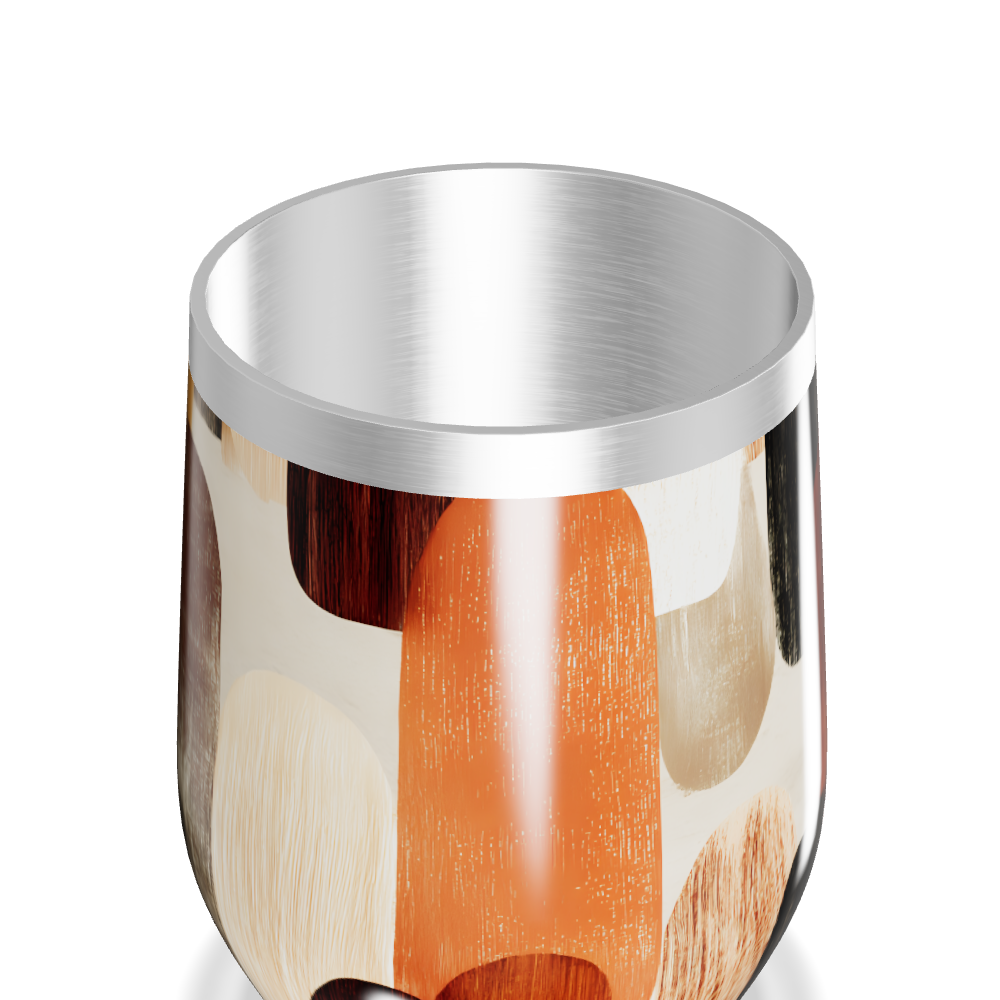 Copo Térmico Slim - Estampa Abstrata Colorida