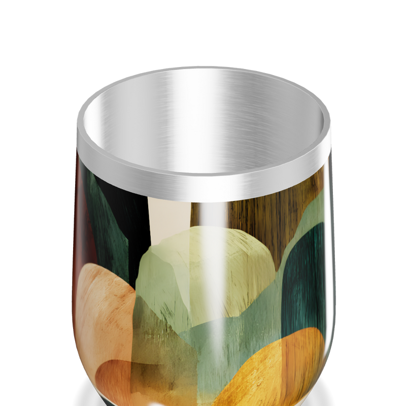 Copo Térmico Slim - Estampa Abstrata Colorida