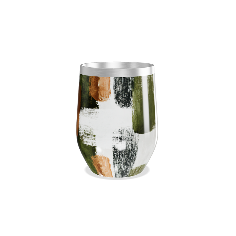 Copo Térmico Slim - Estampa Abstrata Colorida