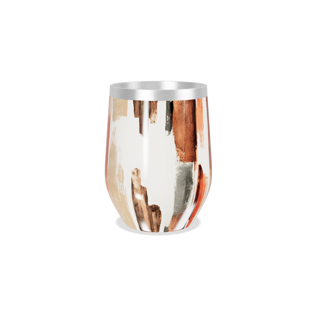 Copo Térmico Slim - Abstrato Colorido Aço