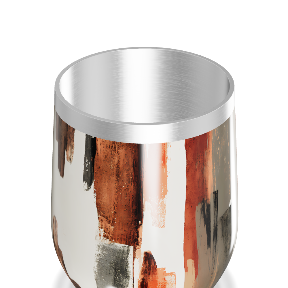 Copo Térmico Slim - Abstrato Colorido Aço