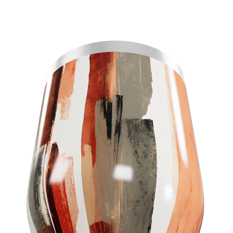 Copo Térmico Slim - Abstrato Colorido Aço