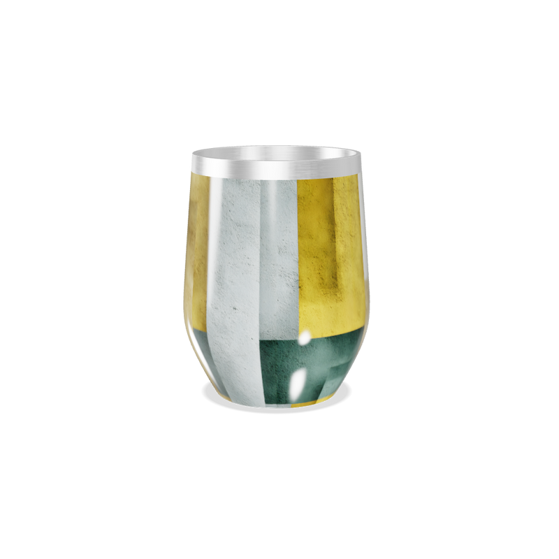 Copo Térmico Slim - Design Geométrico Colorido