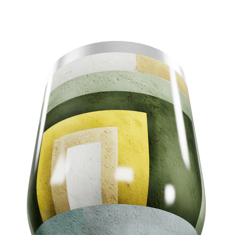 Copo Térmico Slim - Design Geométrico Colorido