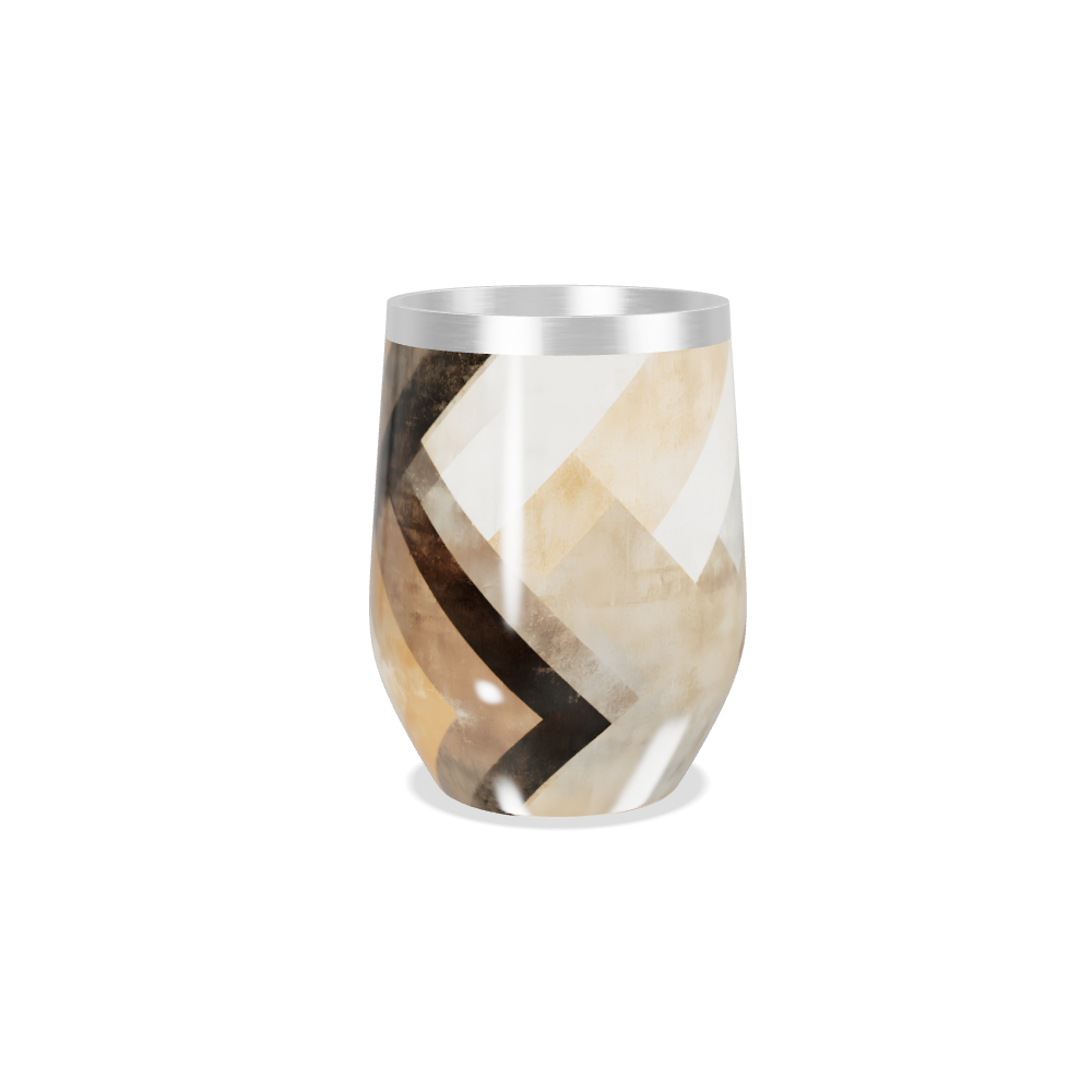 Copo Térmico Slim - Listras Coloridas Inox