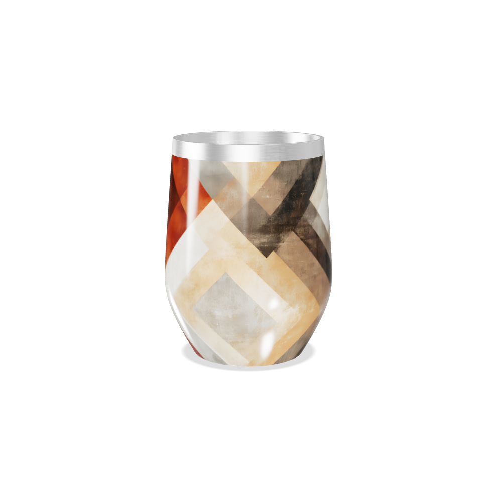 Copo Térmico Slim - Listras Coloridas Inox