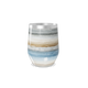 Copo Térmico Slim - Listrado Azul e Bege