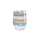 Copo Térmico Slim - Listrado Azul e Bege