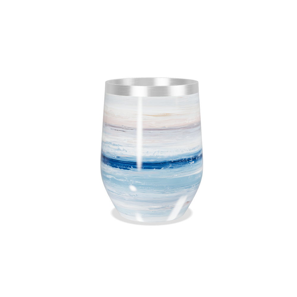 Copo Térmico Slim - Pintura Azul e Rosa