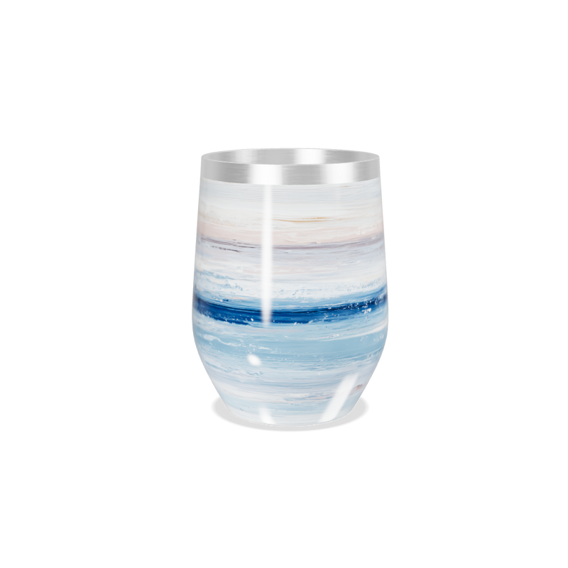 Copo Térmico Slim - Pintura Azul e Rosa