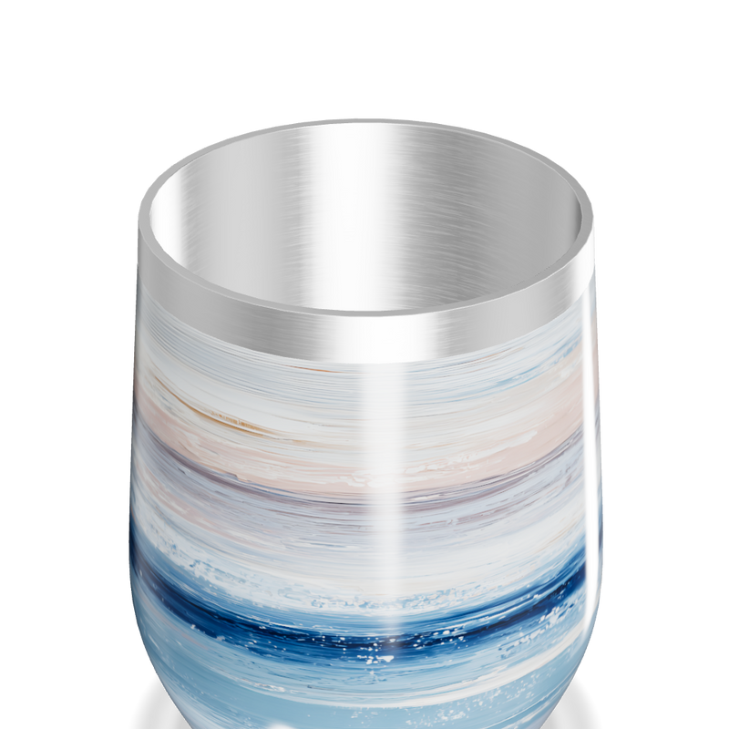 Copo Térmico Slim - Pintura Azul e Rosa