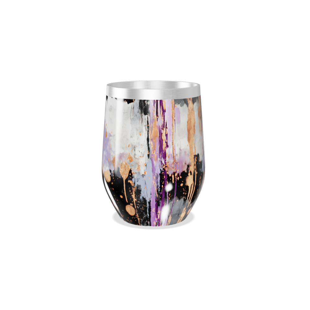 Copo Térmico Slim - Estampa Mármore Colorido