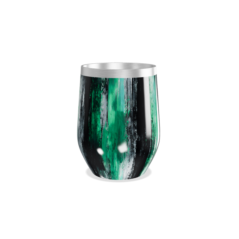 Copo Térmico Slim - Verde e Preto Texturizado