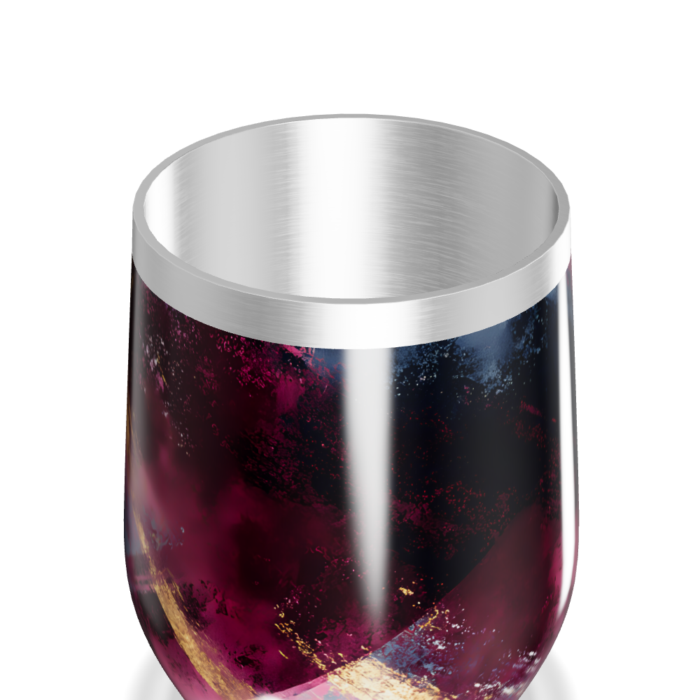 Copo Térmico Slim - Aço Estampado Colorido