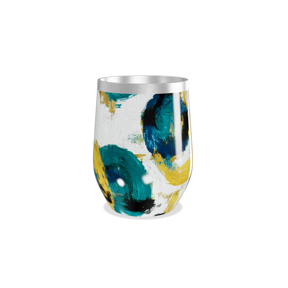 Copo Térmico Slim - Abstrato Colorido Aço Inox