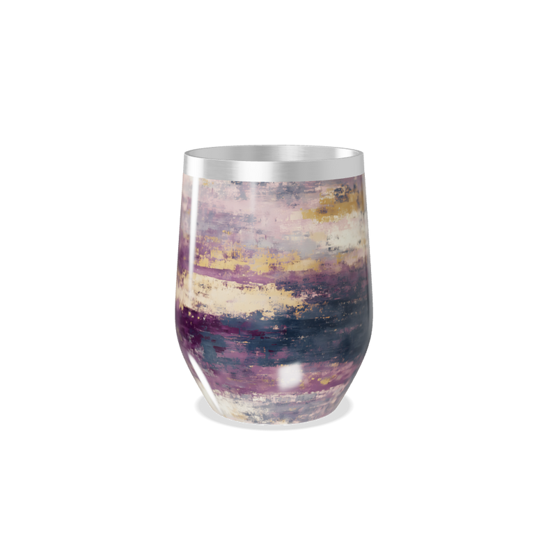 Copo Térmico Slim - Estampa Abstrata Colorida