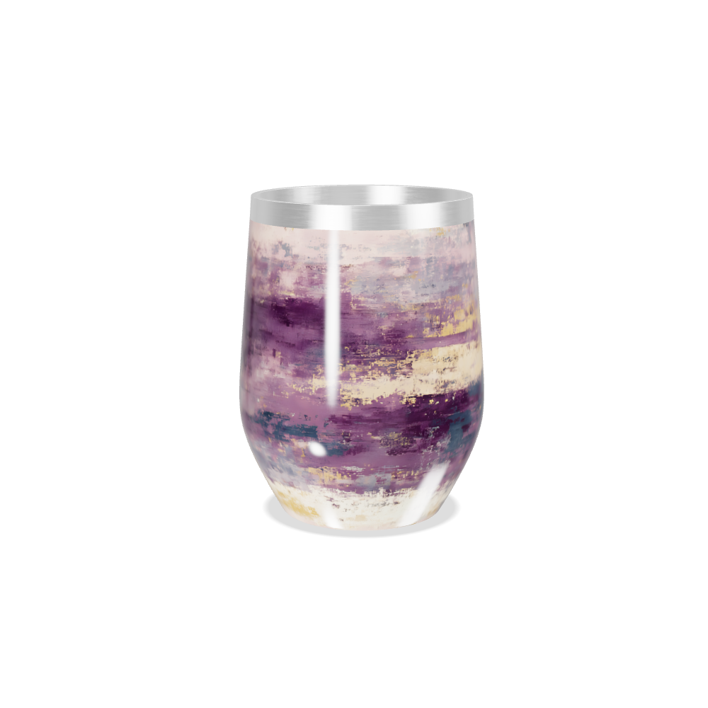 Copo Térmico Slim - Estampa Abstrata Colorida