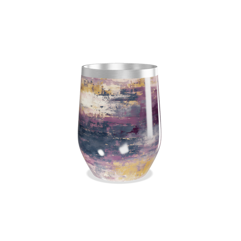 Copo Térmico Slim - Estampa Abstrata Colorida