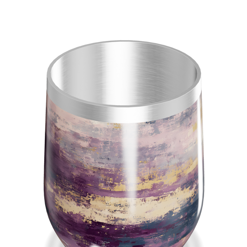 Copo Térmico Slim - Estampa Abstrata Colorida