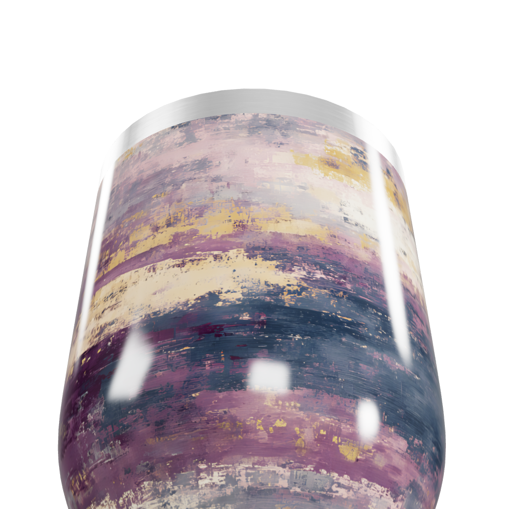 Copo Térmico Slim - Estampa Abstrata Colorida