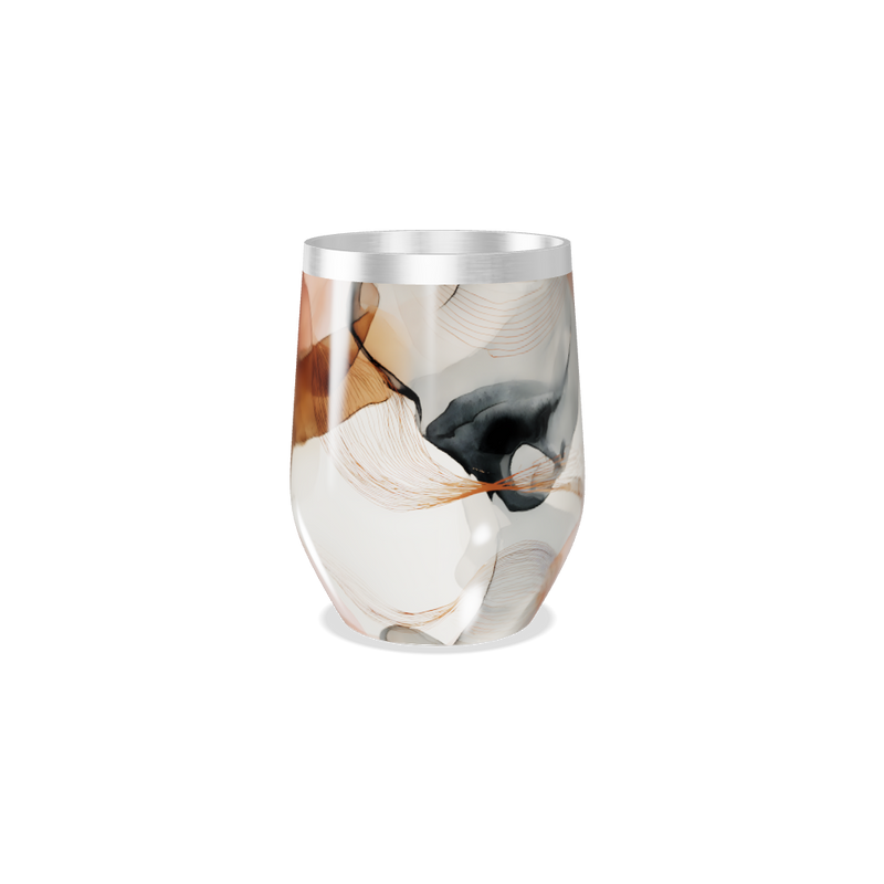 Copo Térmico Slim - Estampa Abstrata Colorida