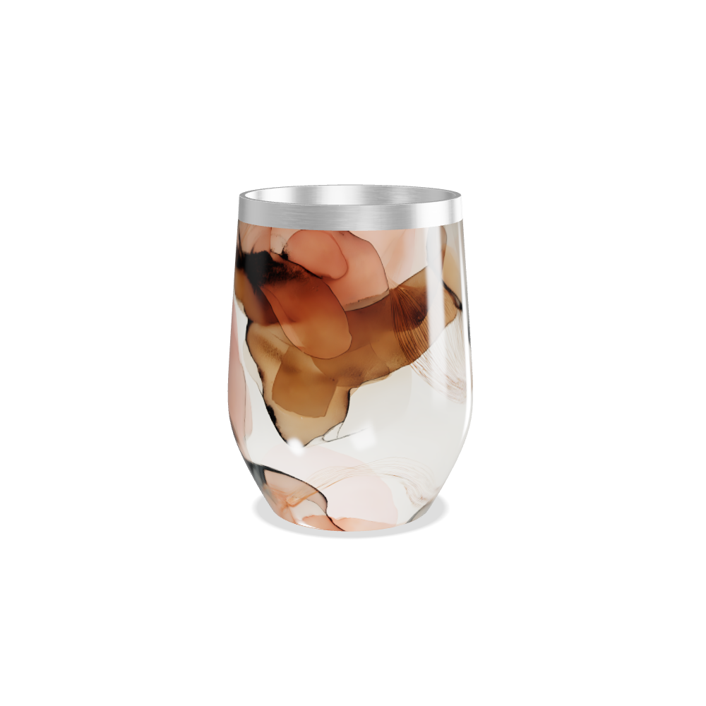 Copo Térmico Slim - Estampa Abstrata Colorida