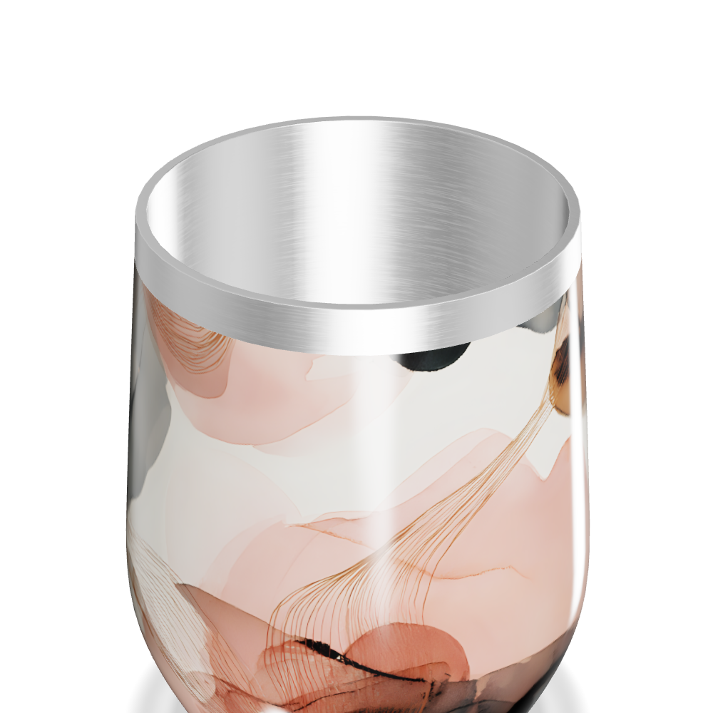 Copo Térmico Slim - Estampa Abstrata Colorida