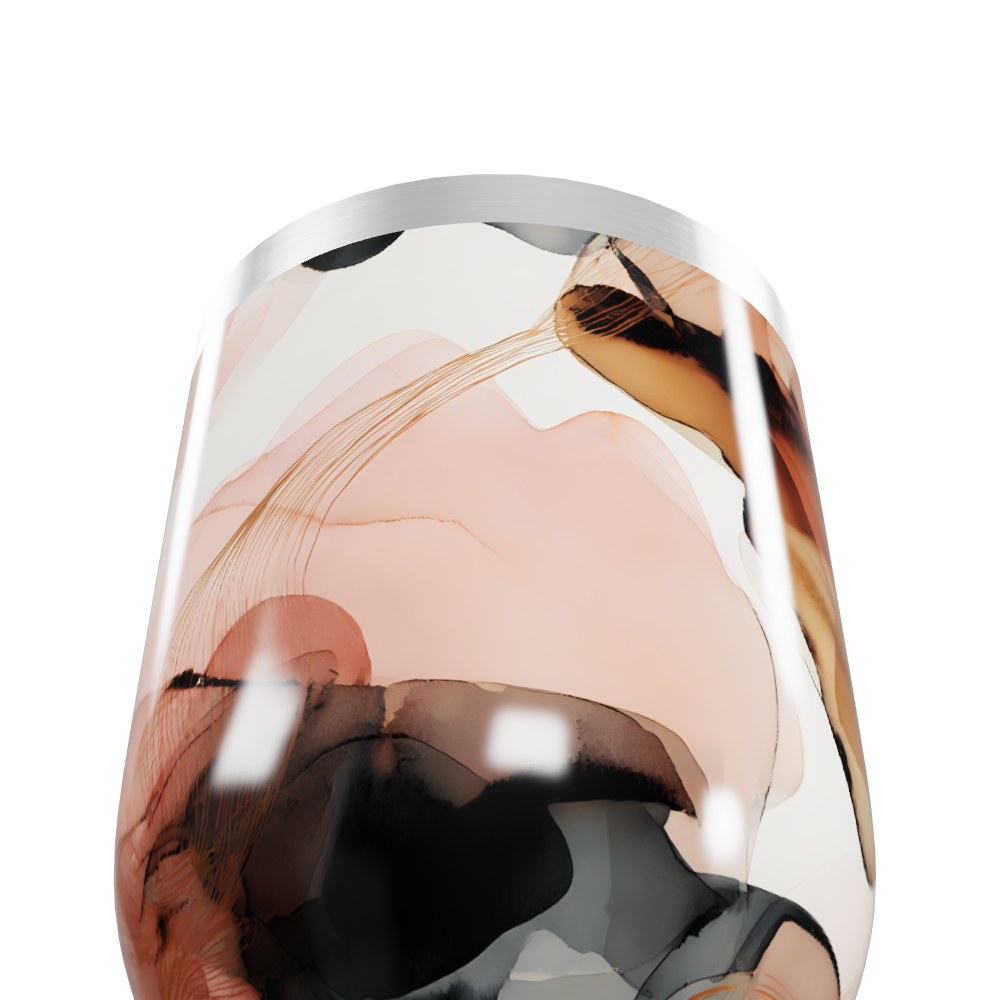 Copo Térmico Slim - Estampa Abstrata Colorida