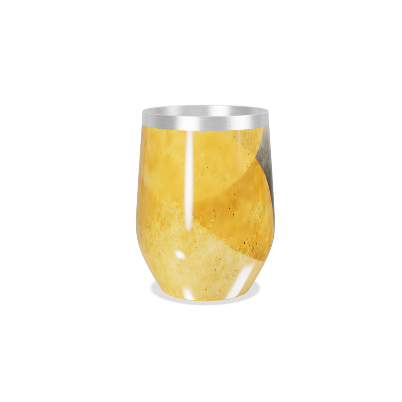 Copo Térmico Slim - Amarelo Preto Metálico